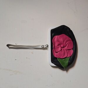 Floral design wallet